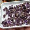 Brazilian Amethyst Crystals - Natural Untreated weight 100 Grams - AU013