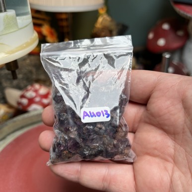 Brazilian Amethyst Crystals - Natural Untreated weight 100 Grams - AU013