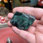 Opaque Brazilian Emerald with black Mica matrix - Natural Untreated weight 71 Grams - AU015