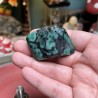Opaque Brazilian Emerald with black Mica matrix - Natural Untreated weight 71 Grams - AU015