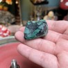 Opaque Brazilian Emerald with black Mica matrix - Natural Untreated weight 71 Grams - AU015