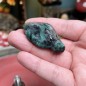 Opaque Brazilian Emerald with black Mica matrix - Natural Untreated weight 71 Grams - AU015