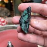 Opaque Brazilian Emerald with black Mica matrix - Natural Untreated weight 71 Grams - AU015