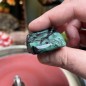 Opaque Brazilian Emerald with black Mica matrix - Natural Untreated weight 71 Grams - AU015