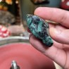 Opaque Brazilian Emerald with black Mica matrix - Natural Untreated weight 71 Grams - AU015
