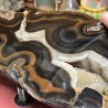 Brazilian Agate thick Slice - Natural Untreated - Weight 1159 Grams - AU016