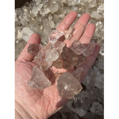 Quartz Cristal du Brésil - 100 Grammes Bonnes Tailles pour le Facettage