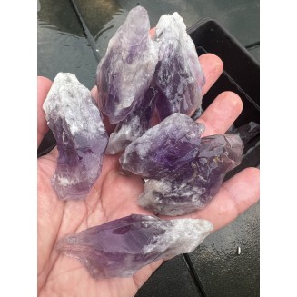 Amethyst clear Brazil - by the weight