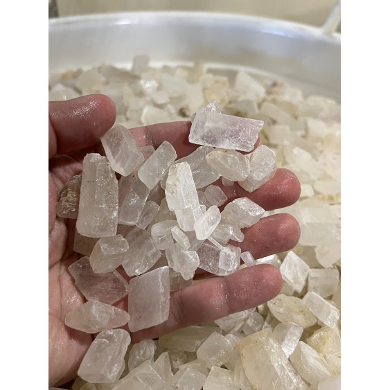 巴西白方解石 小块 - 按重量计算