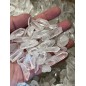 Quartz Lémurien Petites Pointes de Cristal Blanc Neige Œil Pur Brésil - 100 Grammes