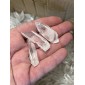 莱姆里亚石英小水晶点 雪白眼球洁净 巴西 - 按重量计算