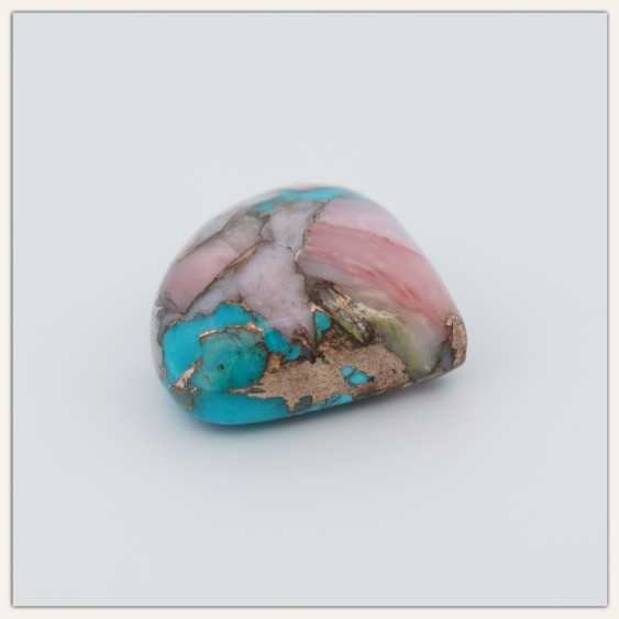 Amerikanischer Türkis mit Peru Opal