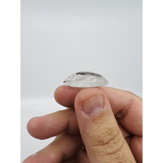 Brazilian Natural Black Rutilated Quartz Special form - Weight 7.46 Gram