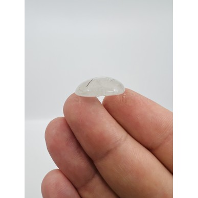 Brazilian Natural Black Rutilated Quartz Special form - Weight 6.44 Gram