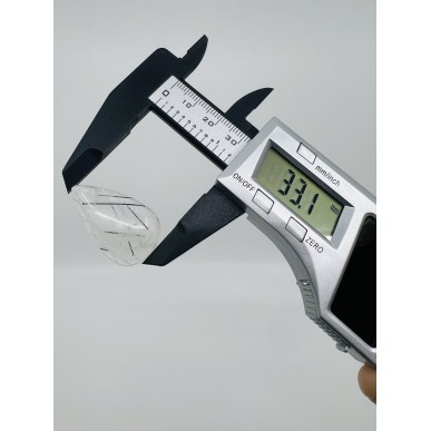 Brazilian Natural Black Rutilated Quartz Special form - Weight 6.44 Gram