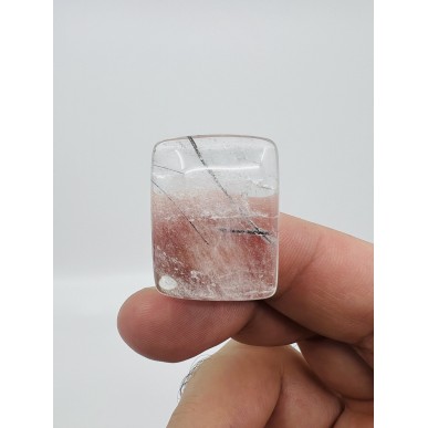 Brazilian Natural Black Rutilated Quartz Special form - Weight 11.20 Gram