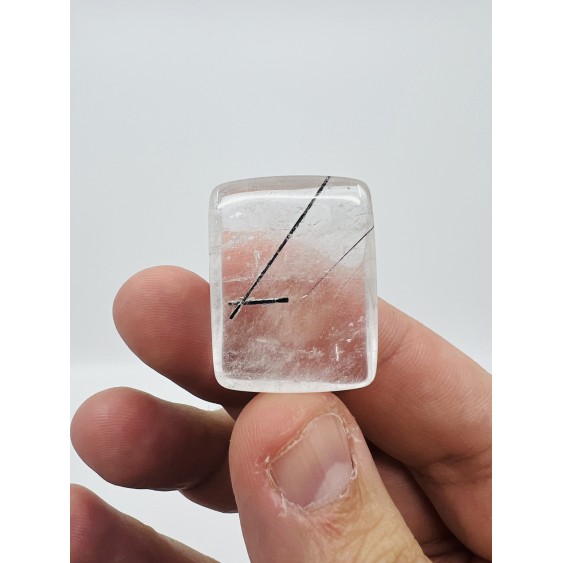 Brazilian Natural Black Rutilated Quartz Special form - Weight 11.20 Gram