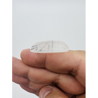 Brazilian Natural Black Rutilated Quartz Special form - Weight 11.20 Gram