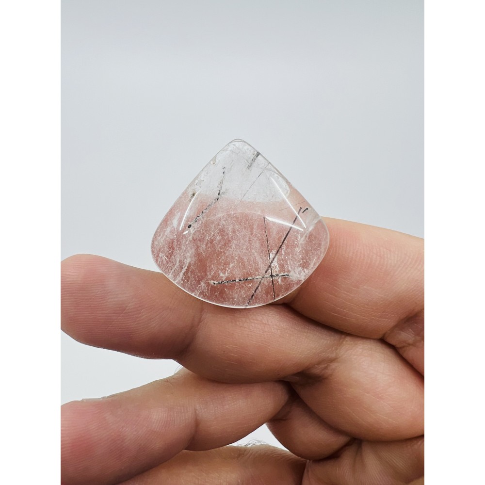 Brazilian Natural Black Rutilated Quartz Special form - Weight 7.46 Gram Brazilian Natural Black Rutilated Quartz Special form - Weight 7.46 Gram