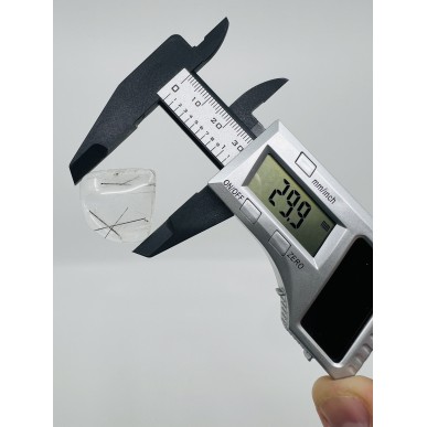 Brazilian Natural Black Rutilated Quartz Special form - Weight 7.46 Gram