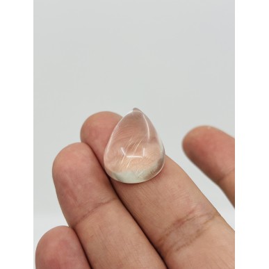 Brazilian Natural Light Golden Rutilated Quartz Special form - Weight 6.31 Gram