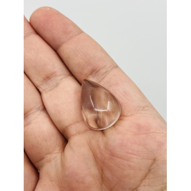 Brazilian Natural Light Golden Rutilated Quartz Special form - Weight 6.31 Gram