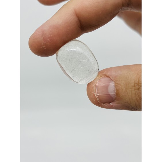 كوارتز روتيل ذهبي برازيلي طبيعي غير معالج - بوزن 7.17 جرام