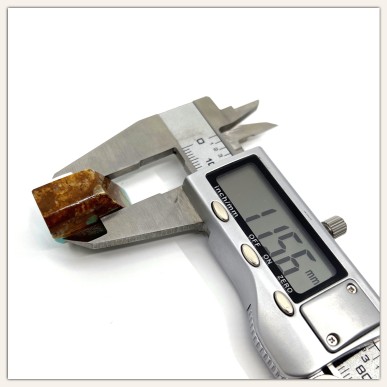 Золотая матрица американской бирюзы - размер кулона Специальная огранка ручной формовки