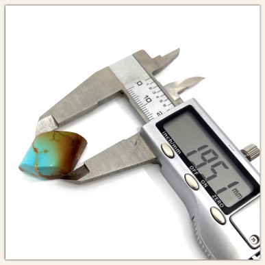 Gold Matrix American Turquoise - Medium Size Special Cut Hand formed