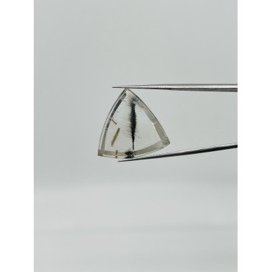 روتيل كوارتز برازيلي اسود طبيعي غير معالج - بوزن 3.53 جرام