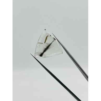 روتيل كوارتز برازيلي اسود طبيعي غير معالج - بوزن 3.53 جرام