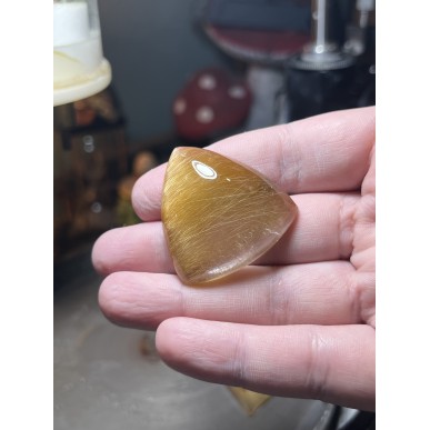 Golden Brazilian Rutilated Quartz - Weight 27.73 Gram