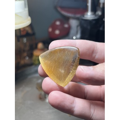 Golden Brazilian Rutilated Quartz - Weight 27.73 Gram