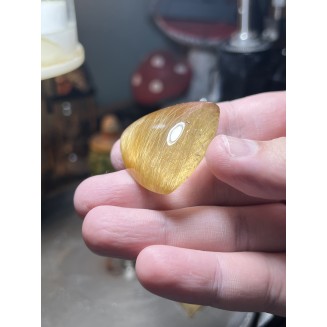 Golden Brazilian Rutilated Quartz - Weight 27.73 Gram