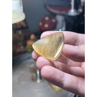 Golden Brazilian Rutilated Quartz - Weight 27.73 Gram