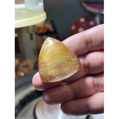 Golden Brazilian Rutilated Quartz - Weight 27.73 Gram