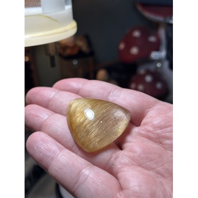 Golden Brazilian Rutilated Quartz - Weight 27.73 Gram