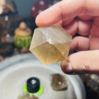 Natural Golden Brazilian Rutile Quartz - weight 98.84 Grams