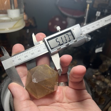 Natural Golden Brazilian Rutile Quartz - weight 98.84 Grams