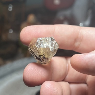 Natural Golden Brazilian Rutile Quartz - weight 19.93 Grams