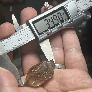 Natural Golden Brazilian Rutile Quartz - weight 19.93 Grams