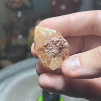 Natural Golden Brazilian Rutile Quartz - weight 34.90 Grams