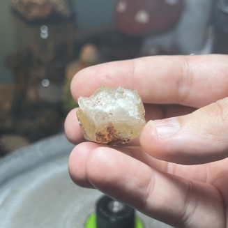 Natural Golden Brazilian Rutile Quartz - weight 34.90 Grams
