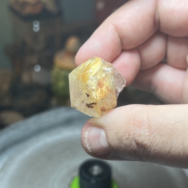 Natural Golden Brazilian Rutile Quartz - weight 34.90 Grams