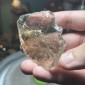 Natural Golden Brazilian Rutile Quartz top with shooting stars - weight 78.73 Grams