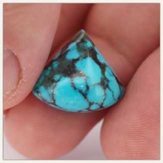 Toile d'araignée Turquoise Forme spéciale à la main