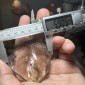 Natural Golden Brazilian Rutile Quartz top with shooting stars - weight 78.73 Grams