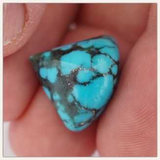 Toile d'araignée Turquoise Forme spéciale à la main