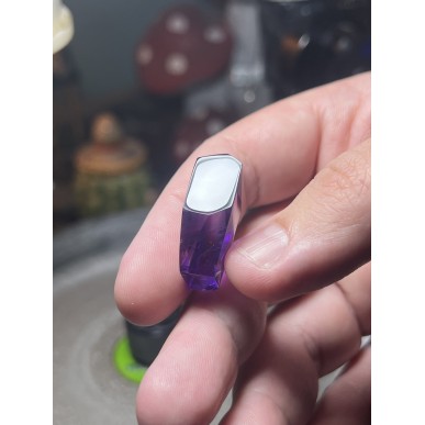 Brazilian Amythest top quality no radiation treatment - weight 8.94 Gram