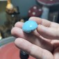 Iranian Dendrite Turquoise from Neyshabur old stock old layers Stabalized only - weight 18.91 Grams